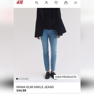 Maternity Mama Slim Ankle Jeans